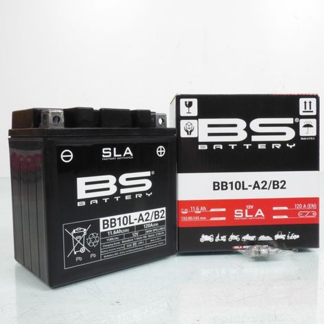 SLA-BS-Batterie für Suzuki 500 GS E Motorrad, 1989 bis 2000, (1/2)
