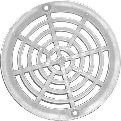 Weltico – Grille de bonde de douche 17.8 cm – Forme ronde – Finition inox – Entre axe 16.2 cm – Pour chantiers humides