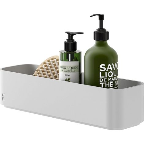 2-Store Étagère Murale pour Douche Blanc 35 cm (1/5)