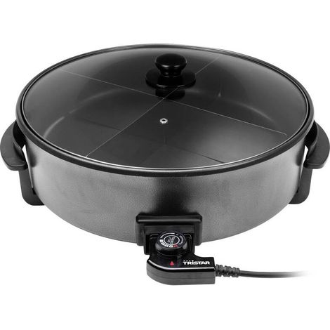 [GEBRAUCHT] B-Ware Tristar Multifunktionspfanne PZ-9145 Elektropfanne 1500W Schwarz 40cm 7,5l