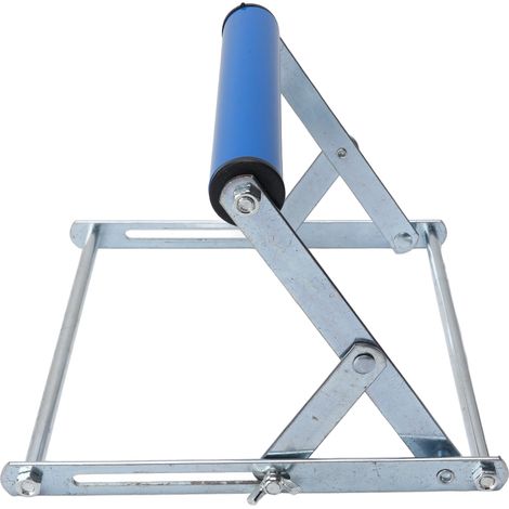 Support universel pour scie à onglet en acier inoxydable, réglable en hauteur, portable et multifonction, structure bleue pour scie circulaire sur table (1/5)
