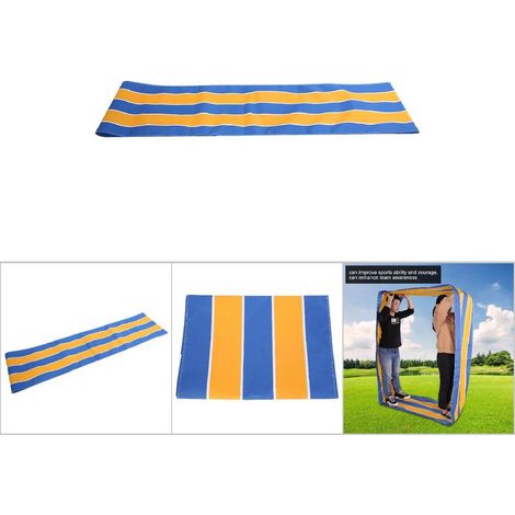 Tapis de jeu course à pied 6m pour enfants adultes - Activité d'apprentissage en équipe pour journées sportives (1/5)