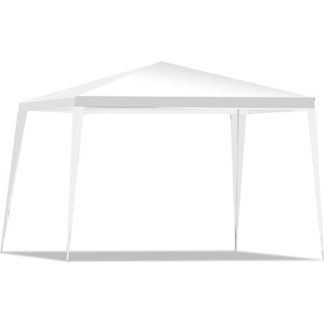 Tendone da esterno 3x3m con gambe rinforzate picchetti corde per vento, Gazebo robusto per feste e matrimoni (1/4)