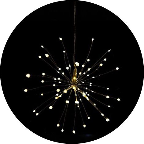 Estrella 120 Luces Led Blanco Cálido