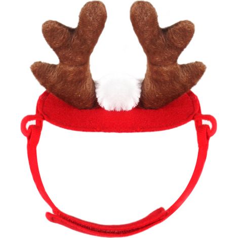 Accessoires pour animaux de compagnie, accessoires de Noël, épingle à cheveux pour chien, accessoires pour chat, serre-tête cornes de Noël, chapeau pour chien, bois de cerf (1/5)