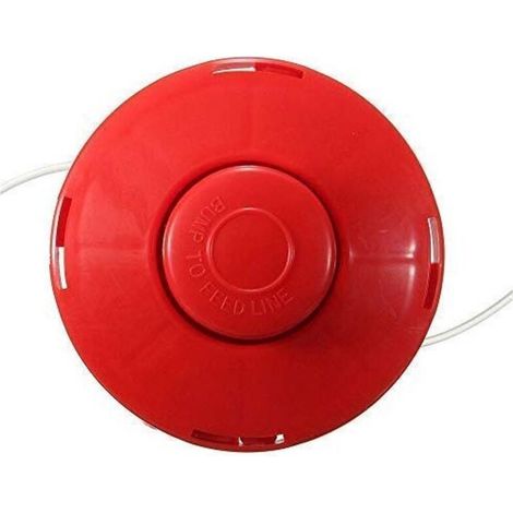Tondeuse à gazon universelle en plastique avec deux cordons, 1 pièce, rouge (M10125) - AquaForge (1/4)