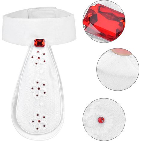 Collier Équestre Enfant avec Pendentif Fleur Strass - Accessoire Mode Équitation Fille (1/4)
