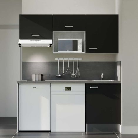 Kitchenette K55L-PT - 180 cm avec plan de travail et évier