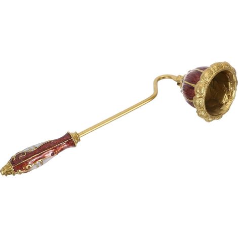 à Bougie en Métal Vintage Lotus avec Long Manche Ergonomique (1/5)