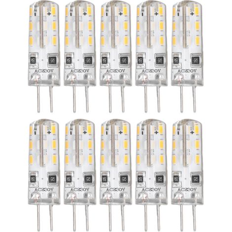 G4 LED-Filamentlampen, 1,5 W AC220 V Warmweiß 3000 K für Wohnmobile und Transporter.