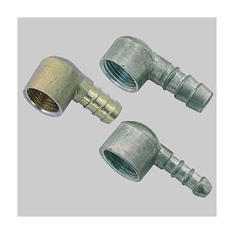 RACCORDO PORTAGOMMA A GOMITO FEMMINA  1/2 Gpl     MADE IN ITALY