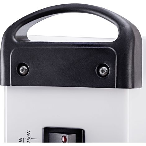 TROTEC Termoconvettore TCH 18 E con tre livelli di riscaldamento (750 W, 1.250 W, 2.000 W)