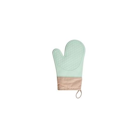Gants de cuisine en silicone vert clair, résistants à la chaleur et aux flammes, (1/5)