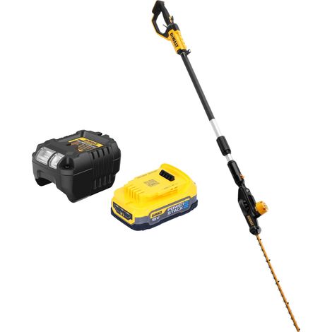 Cortasetos inalámbrico DeWalt DCMPH 566 E1 18 V 55 cm + 1x batería Powerstack 1,7 Ah + cargador (1/5)