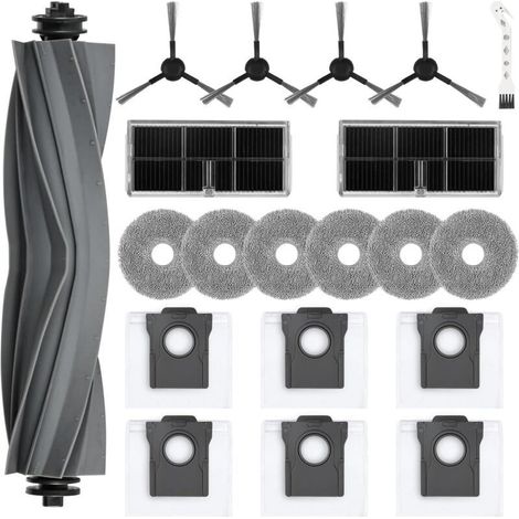 20-teiliges Zubehörset für Dreame L10s Ultra Gen 2 / Mova E30 Ultra / L40 Ultra AE / L10s Pro Ultra Heat. 1 Hauptbürste. 6 Staubbeutel. 6 Wischpads. 4 Seitenbürsten. 2 Filter. (1/5)