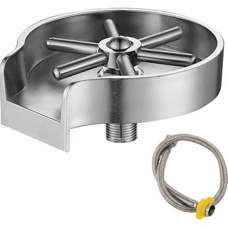 Rinceuse en verre pour évier de cuisine lave-tasse de bouteille pour évier barre de fixation rinceuse en verre accessoires d'évier de cuisine en acier inoxydable (1/5)