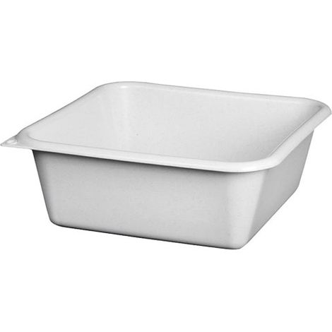 Recipiente cuadrado de aluminio y plástico gris moteado 3 litros
