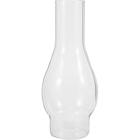 Cheminée de rechange pour lampe à pétrole, abat-jour en verre transparent pour lanternes tempête, lampe à pétrole vintage (1/5)
