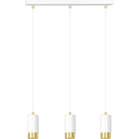 Lampadario Emibig Fumiko 3xGU10 bianco oro dimmer IP20 (1/5)