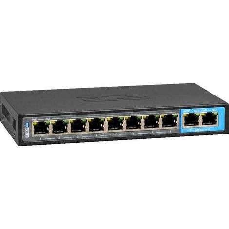 Switch PoE para 8 cámaras IP BCS-B-SP0802G