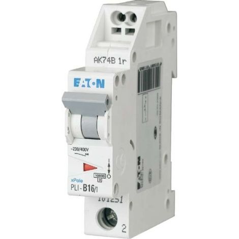 Interruptor Eaton pli-b16/1 16A tipo B 230 V
