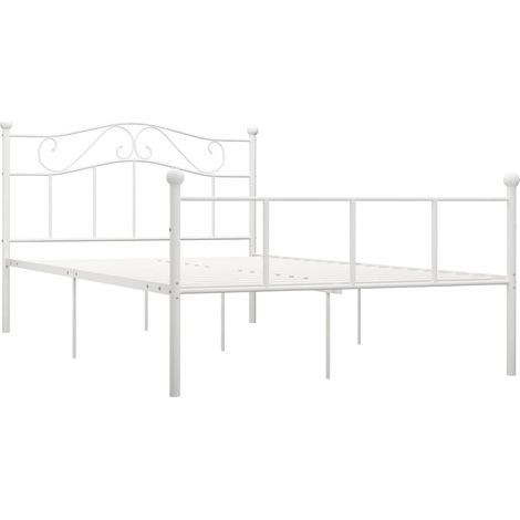 Maison Exclusive - Giroletto Bianco in Metallo 140x200 cm (1/5)