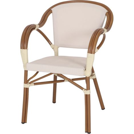 AUTRES Chaise d’extérieur avec un style bistrot - modèle 039 - beige (1/5)
