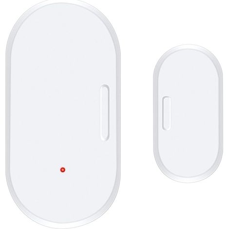Capteur de porte et de fenêtre, nécessite un hub Zigbee, connexion Zigbee, détecteur sans fil pour système d'alarme et maison intelligente, compatible avec Home Assistant Zigbee2mqtt (1/5)