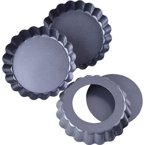Moule à charnière antiadhésif de 7,5 cm pour mini-tartes et desserts – (1/5)