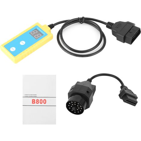 B800 Scanner de Diagnostic Écran LCD Outil de Réinitialisation SRS OBD2 Compatible E36 Outil Automobile