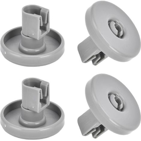 Pièces de rechange pour 4 roues de lave-vaisselle de 40 mm, en matériau PP, compatibles avec le panier inférieur du lave-vaisselle Favorit Liaison. (1/4)