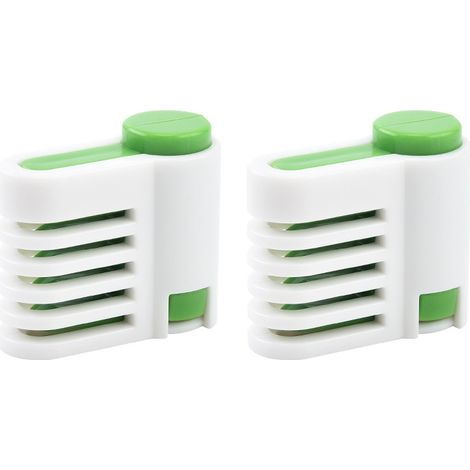 Coupe-gâteaux vert 4 pièces, grille-pain, coupe-gâteaux et pain à 5 niveaux réglable pour la pâtisserie maison (1/4)