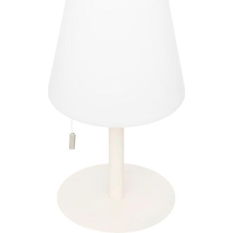 Lampe à Poser d'Extérieur "Zack" 30cm Beige (1/4)