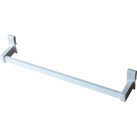Pika' appendino universale clip porta asciugamano per radiatori in alluminio metallo bianco 42 cm