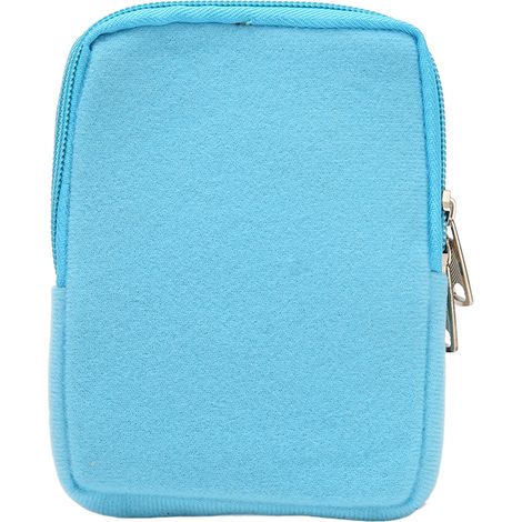 Sacoche Gourde Imperméable Antidérapante avec Sangle Réglable, Grand Format Porte-Bouteille et Téléphone pour Randonnée Course Bleu (1/5)