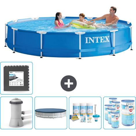 Frame Pool Rund - 366x76 cm - 6-teilig  SCB17 (1/5)