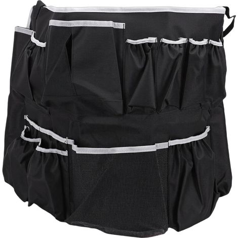 Sacs de rangement AYNEFY pour produits de nettoyage, sacs de nettoyage professionnels avec plusieurs poches pour nettoyants en spray, brosses, chiffons et outils. (1/5)