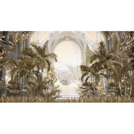 Papier peint panoramique - Jungle - 130 cm x 69 cm (1/2)