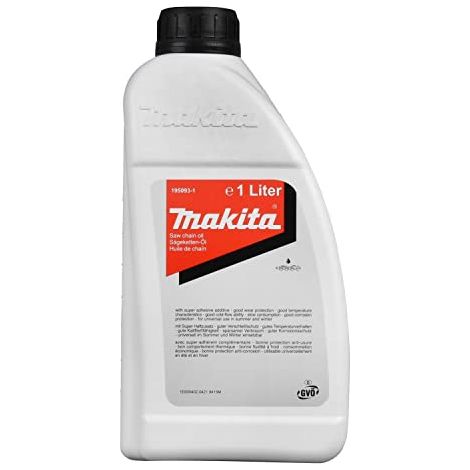 Makita – Huile de chaîne minérale 1L – Protection contre l'usure – Pour usage été/hiver – Faible consommation – Compatible avec tous types de tronçonneuses