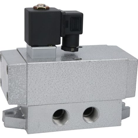 Électrovanne G1/2", 2 positions, 5 voies, commande unique, distributeur K25DH-15AC220V (1/4)