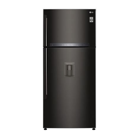 LG – Réfrigérateur congélateur haut 509L – 2 tiroirs à légumes – Classe E – Technologie LinearCooling – GTF7850BL1 (1/5)
