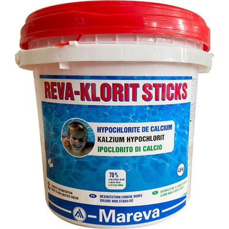 Hypochlorite de calcium Mareva Reva-Klorit Sticks 300g - 4,8 kg - 300g (1/2)