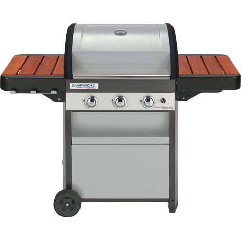 BBQ GAZ 3 SERIES Classic WLX - Grille Culinary fonte et plancha acier - Grille de mijotage - Couvercle émaillé