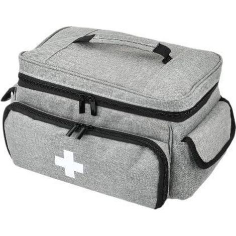 Trousse de premiers secours étanche avec de nombreux compartiments pour la maison et les voyages