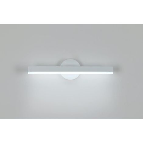 Applique Murale LED Moderne, 8W 426LM, Lampe Murale Longue Blanche 38CM, Lumière Blanche Froid 6500K pour Chambre, Phare de miroir de salle de bain Salon, Salle à Manger, Couloir, Escalier (1/5)