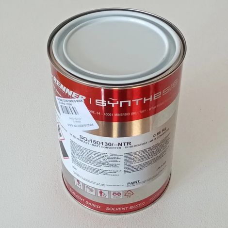 Renner renfast 1kg smalto opaco - tutti i ral 9000 - base nitro a rapida essiccazione, colore  ral 9010 - bianco puro