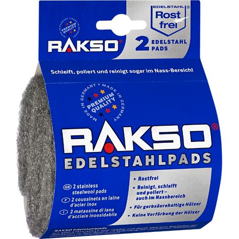 Rakso Edelstahlwolle-Schleifkissen extra fein SB (1/5)