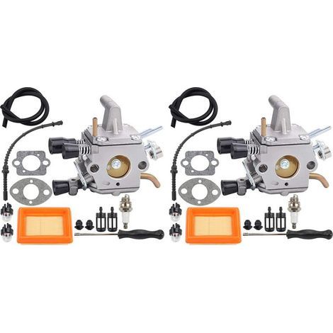2X Carburateur FS120 FS250 pour Coupe-Bordure FS120 FS200 FS250 FS300 FS350 FR350 FR450 FR480 (1/5)