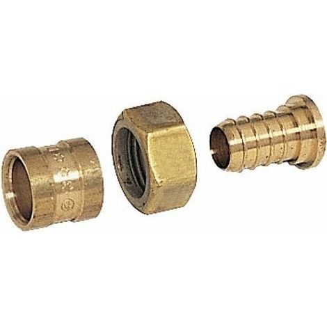Raccord pour tube P.E.R a glissement à écrou tournant DN 12 -1/2 (1/2)