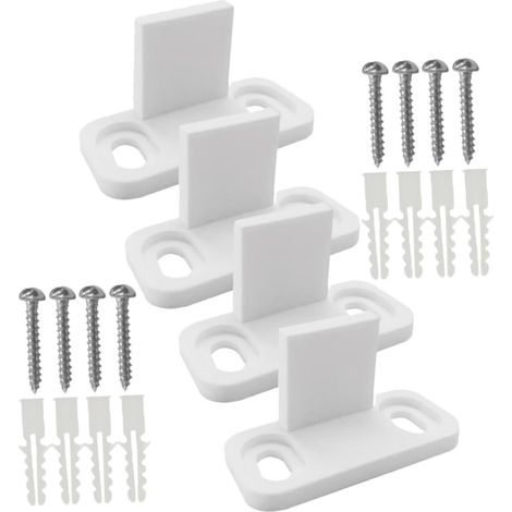 Guide de sol pour porte de grange coulissante plastique (1/5)